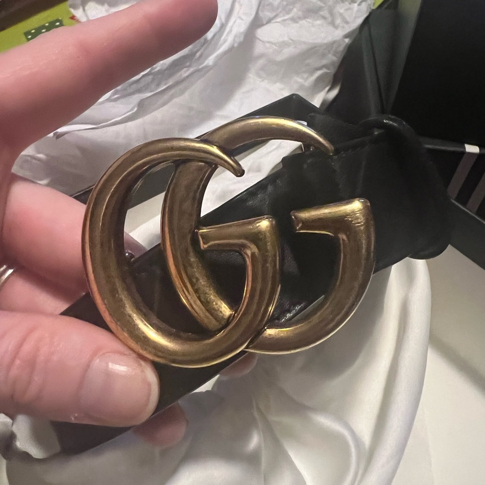 SOLD Gucci Double G Marmont Belt (Thin)